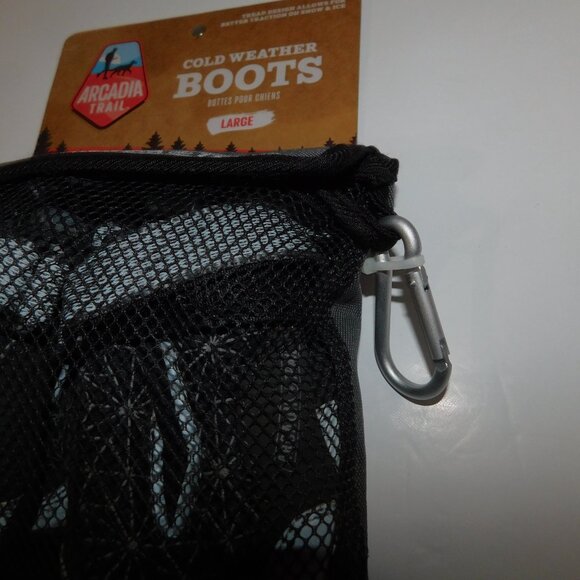 Arcadia Trail Cold Weather Winter Dog Boots Booties Size L - Picture 9 of 10